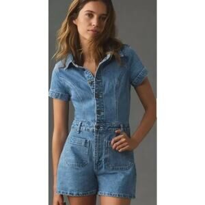 NWT Rolla's Sailor Denim Romper Size 12 / Large